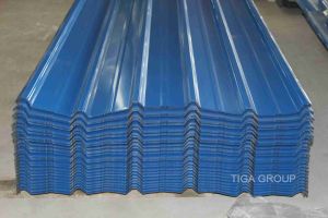 hoja de acero del espesor de 0.30/0.45m m/azulejo de azotea galvanizados cubiertos color