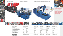 CH SERIES DOUBLE COLUMN FULLY AUTOMATIC BAND SAWS CH-280HA-CH360HA-CH460HA-CH560HA