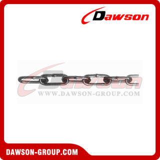 Cadena de enlace de acero inoxidable estándar DIN5685