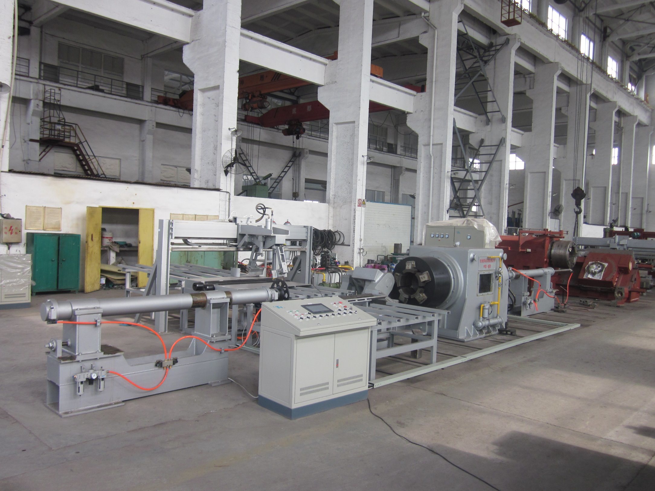 Fire Extinguisher Cylinder Hot Spinning Machine Exported to Russia