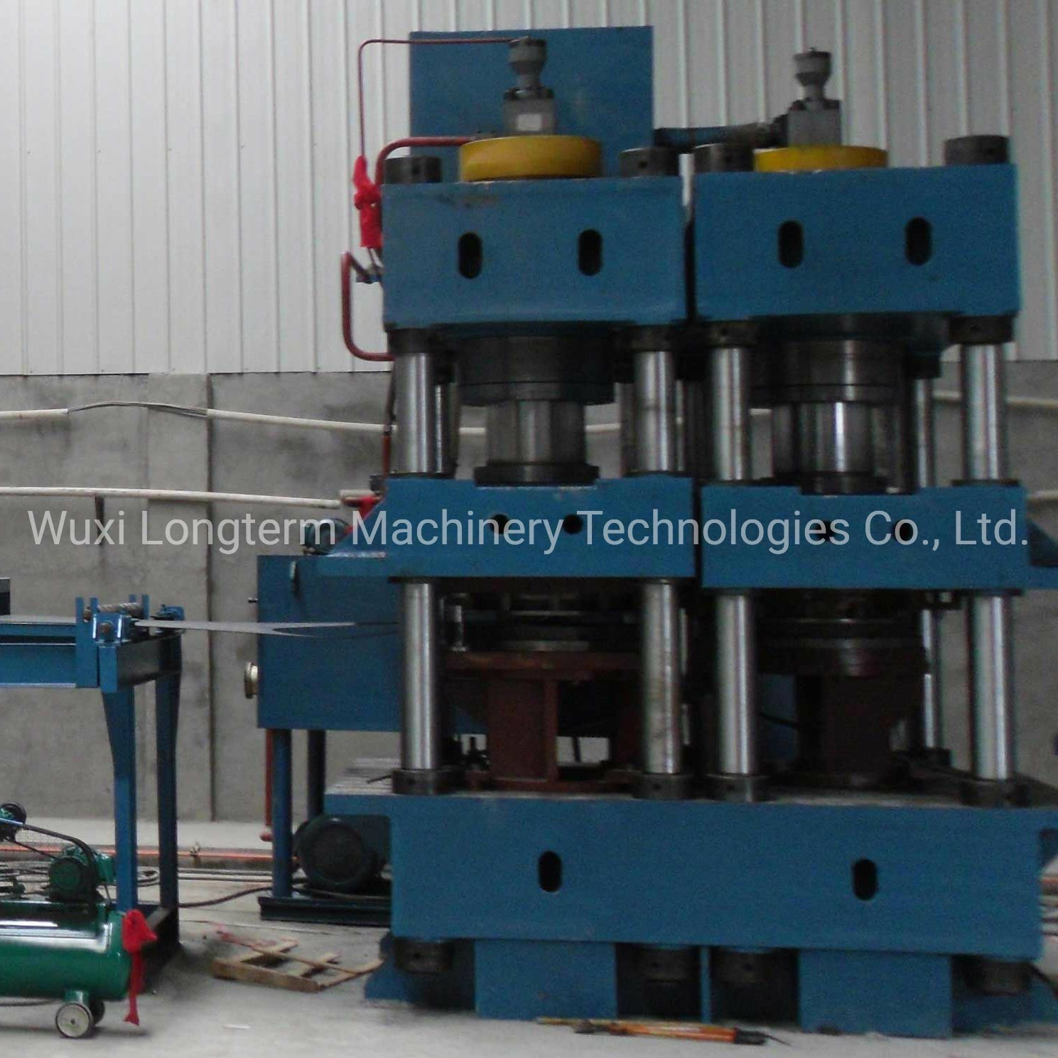 Good Perforance LPG Gas Cylinder Decoiler, Straightening and Blanking Line Made in China@