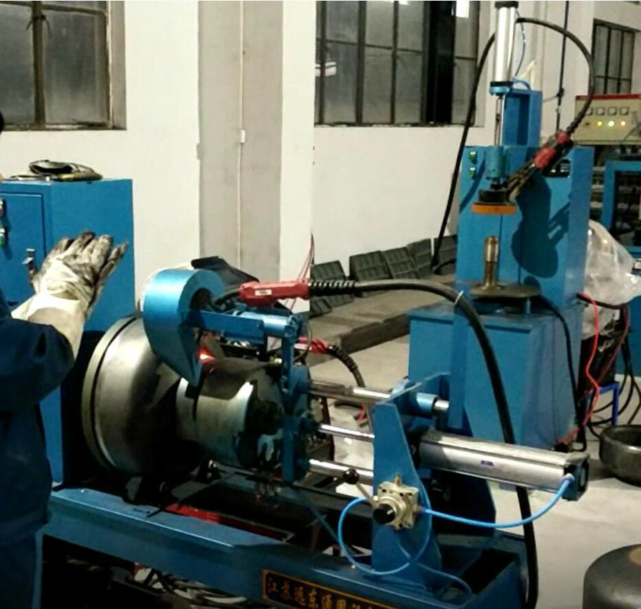 Semi-Automatic LPG Cylinder Handle Welding Machine