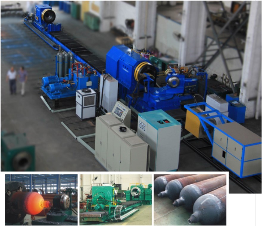 CNG Seamless Cylinder Bottom Pushing Machine