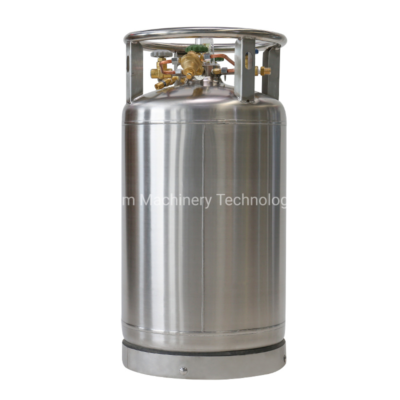 Storage Criogenic Nitrogen Container Liquid Heium CO2 Dewar for 100L