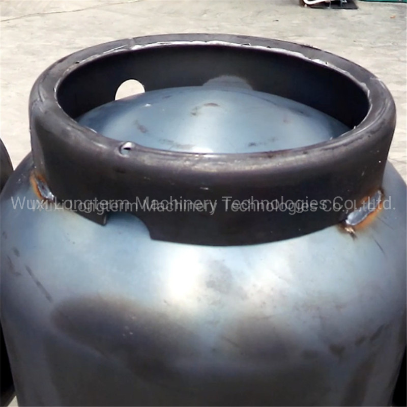 Automatic LPG Gas Cylinder Bottom Base Foot Ring Making Production Line Manufacture Price