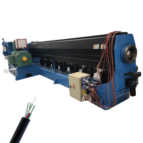 High Speed Fiber Cable / Copper Wire Sheath Extruder/ Cable Extrusion Machine