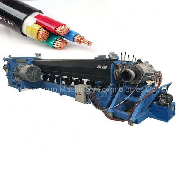 High Quality Power Cable Insulation Sheath Extruder, Best Selling Double Layer Co PVC Wire Cable Insulation Sheath Extruder#