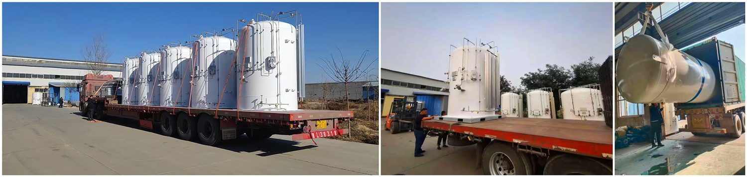 3000L, 5000L, 8000L, LNG Vertical Storage Tank with Full Range of After-Sales and Service
