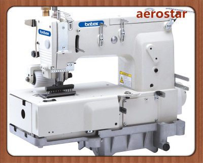 Br-1412p 12 Needle Flat -Bed Double Double Chain Stitch Sewing Machine