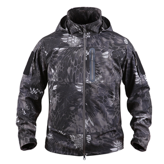 Army Waterproof and Breathable Softshell Jacket in Atacs
