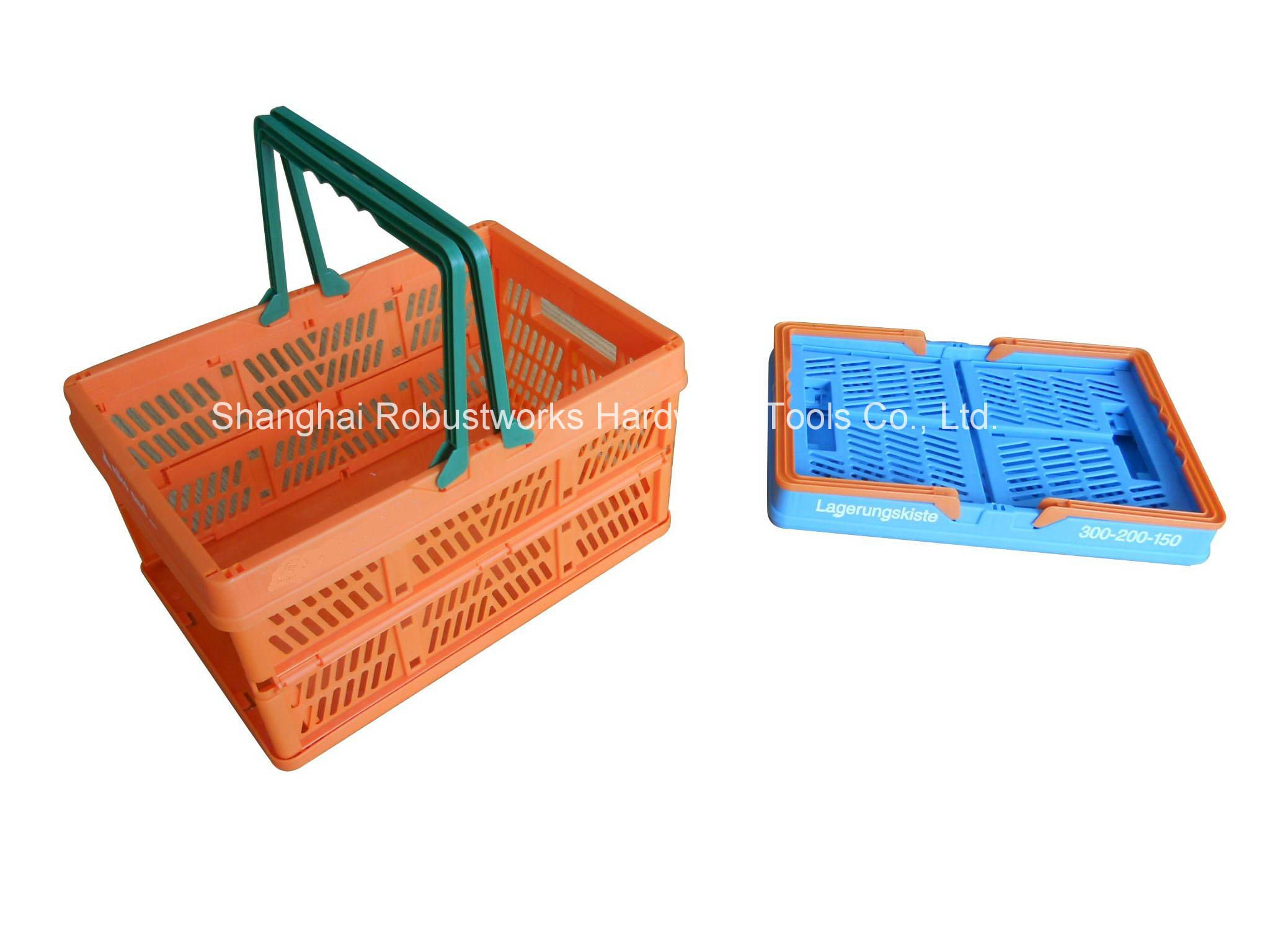 Large Size Plastic Folding Basket (FB003)
