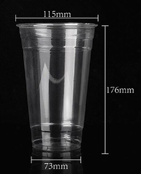 32 oz Disposable Plastic PET Cups