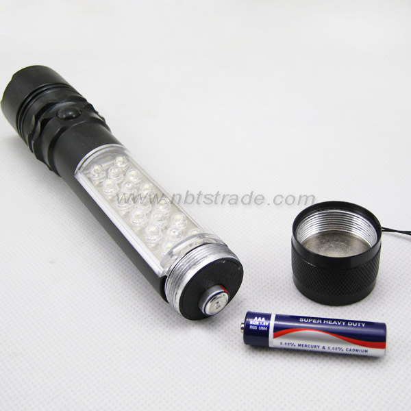 Powerful Aluminium Magnetic LED Flashlight with work light