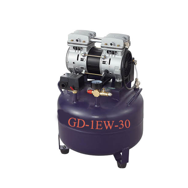 小型高档便携式 静音无油空气压缩机GD-1EW-30A