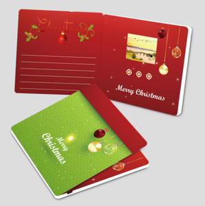 Video brochure/greeting card video/video book with video palyer customized