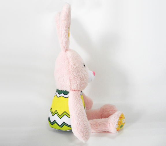 Plush Rabbit Easter Pink Furry Fluffy Plush Stuffed Animals