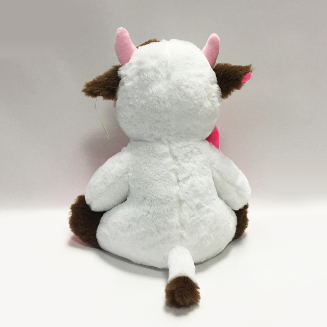 Festival Gift Valentine Plush Stuffed Cow with Brown Ears
