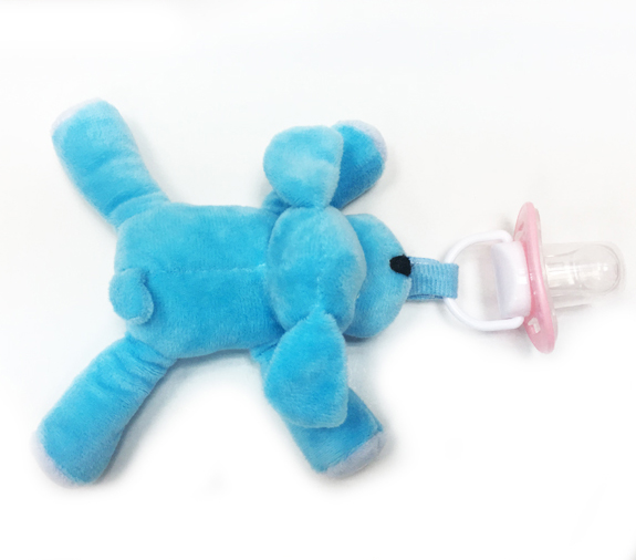 Baby Soft Toy Plush with Food Grade Material Pacifier Toy