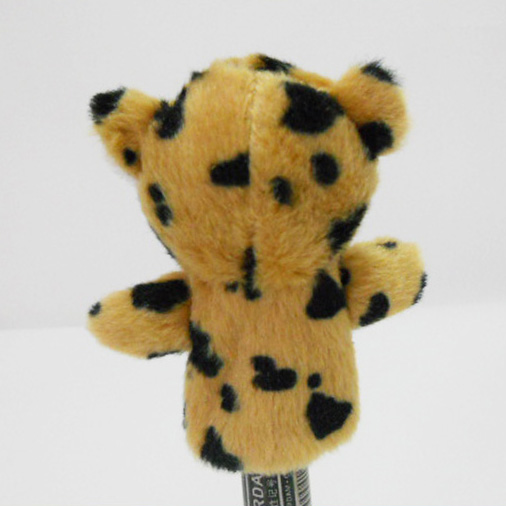 Plush Stuffed Toy Cheetah Finger Puppet for Kids