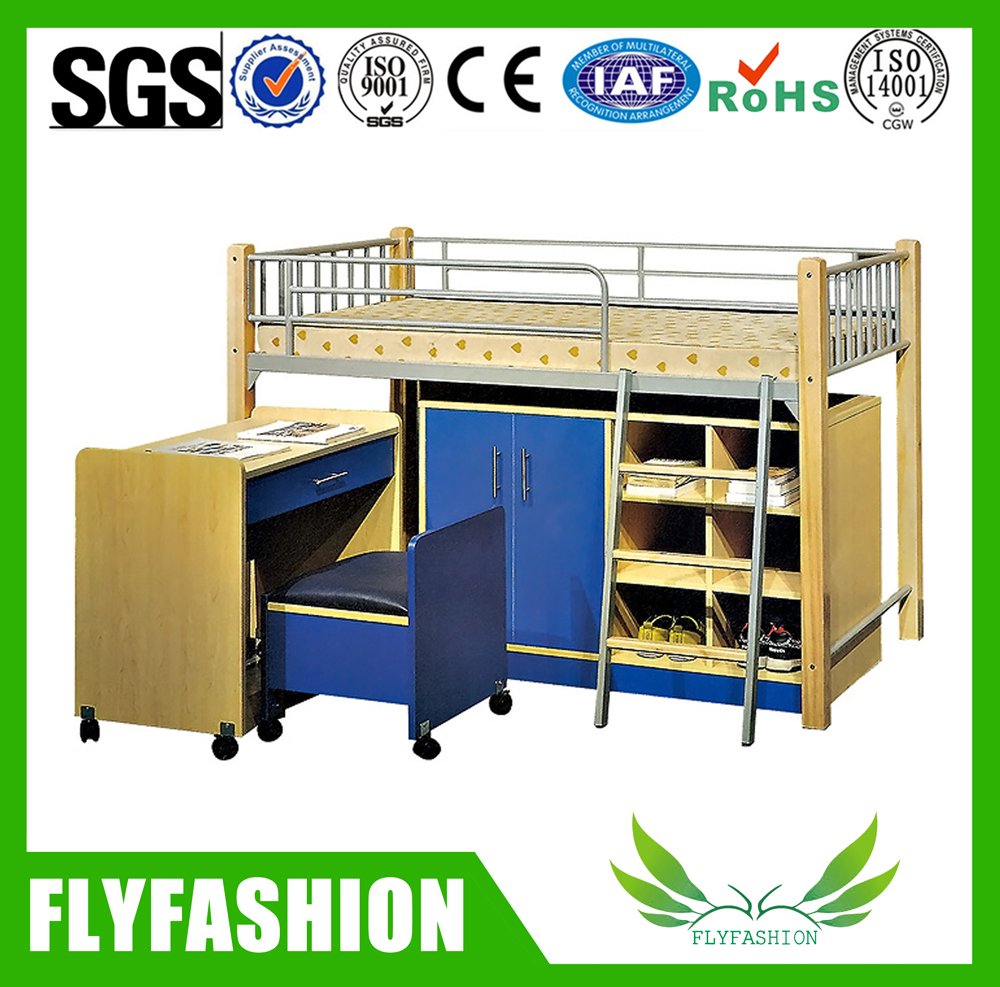 China Flat Ladder Single Student Bunk Bed With Desk And Wardrobe Bd Flat Ladder Single Student Bunk Bed With Desk And Wardrobe Bd 12