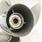 Hélice de acero inoxidable 13 1/2 x 15 para motor fueraborda Honda 58133-ZW1-A15P