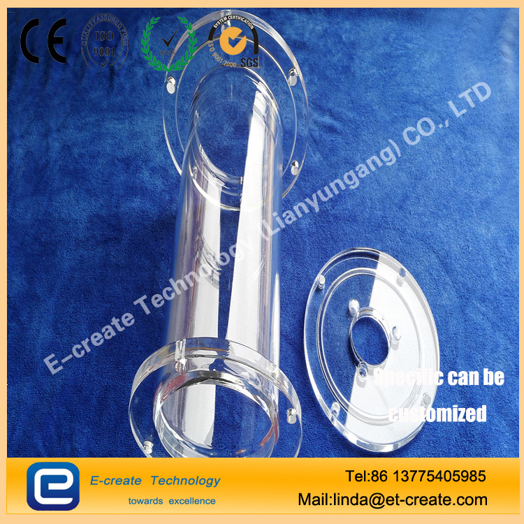 Quartz flange tube (GE 214)