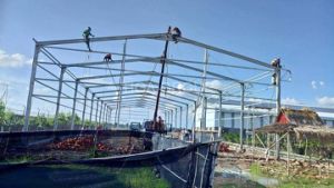 Chambre professionnelle d'articles de co&ucirc;t bas de structure m&eacute;tallique de mod&egrave;le