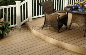Decking resistente al fuego favorable al medio ambiente de la buena calidad WPC del precio de f&aacute;brica