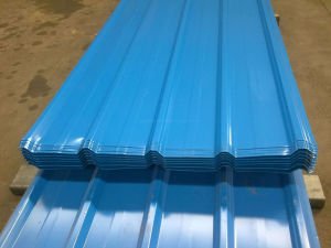 Color azul PPGI /Aluzinc de Ral 5015 que cubre la hoja en la India