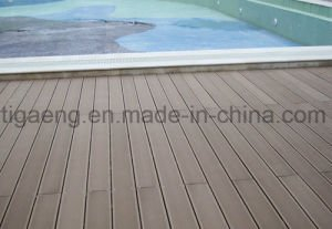 Suelo al aire libre impermeable respetuoso del medio ambiente de gama alta de WPC