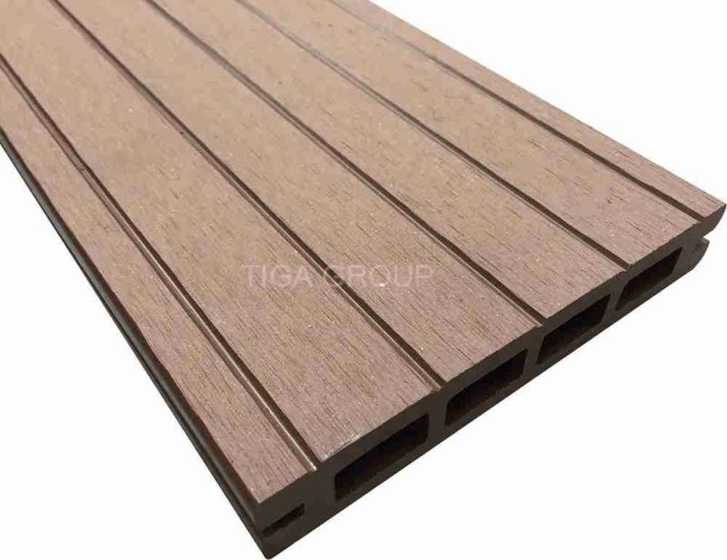 Wood HDPE Composite Decking Floors/WPC Outerior Decorative Boards