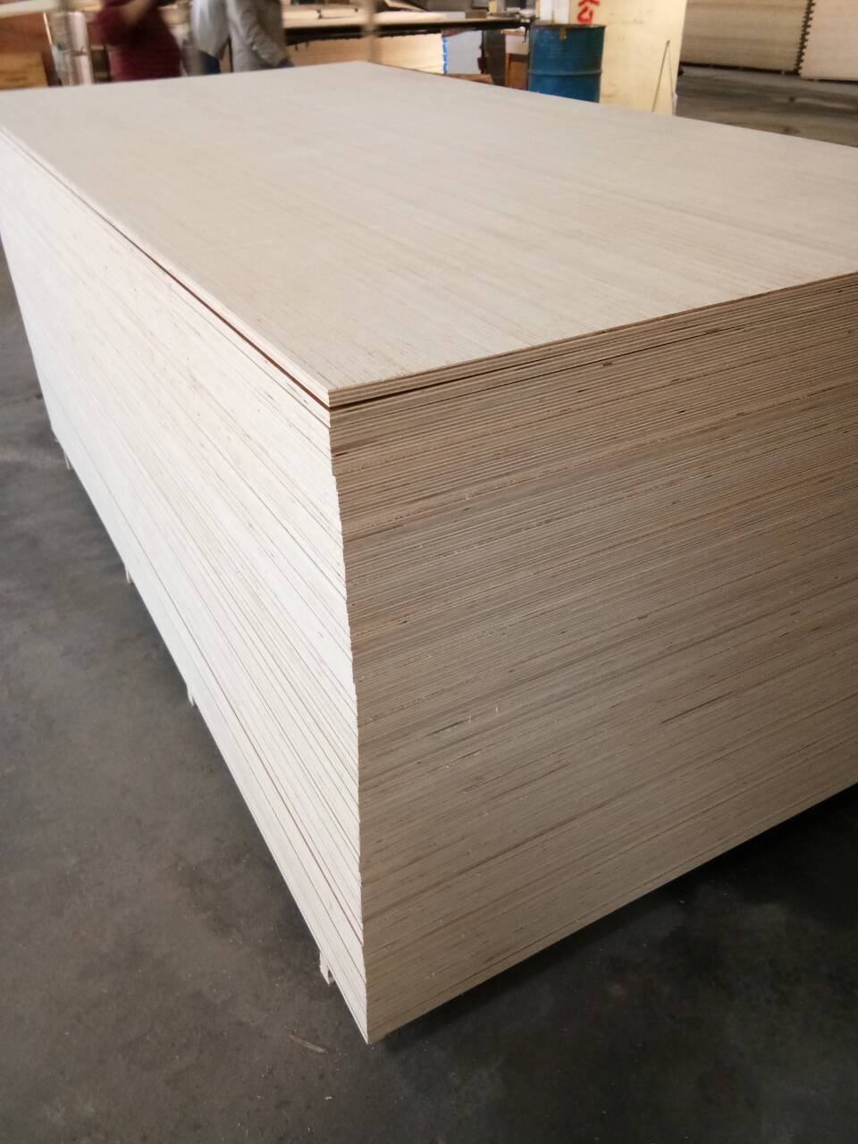 pvc film plywood with wood grains and solid colour 5mm--18mm