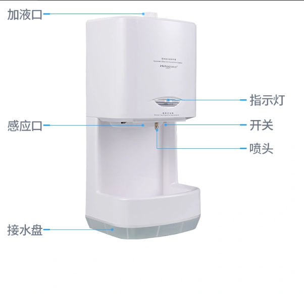 Dispensador automático de desinfectantes a mano, dispensador de jabón líquido, FY-0058 sin contacto