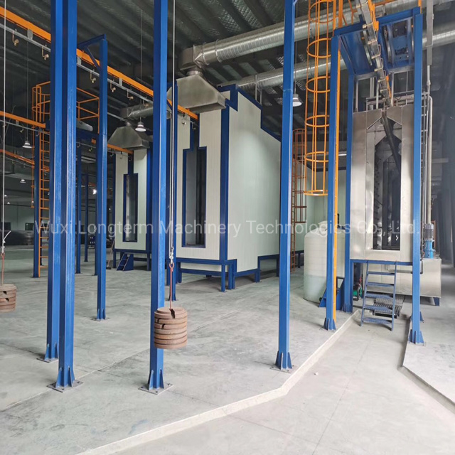 Fully Automatic Powder Coating Spray Paint Line for Metal Sheet