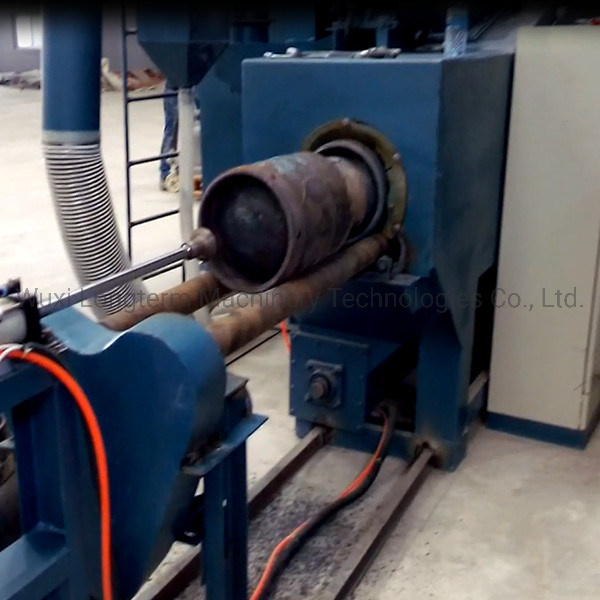 Auto LPG Gas Cylinder Manufacturing Equipments Body Manufacturing Line Shot Blasting Machine