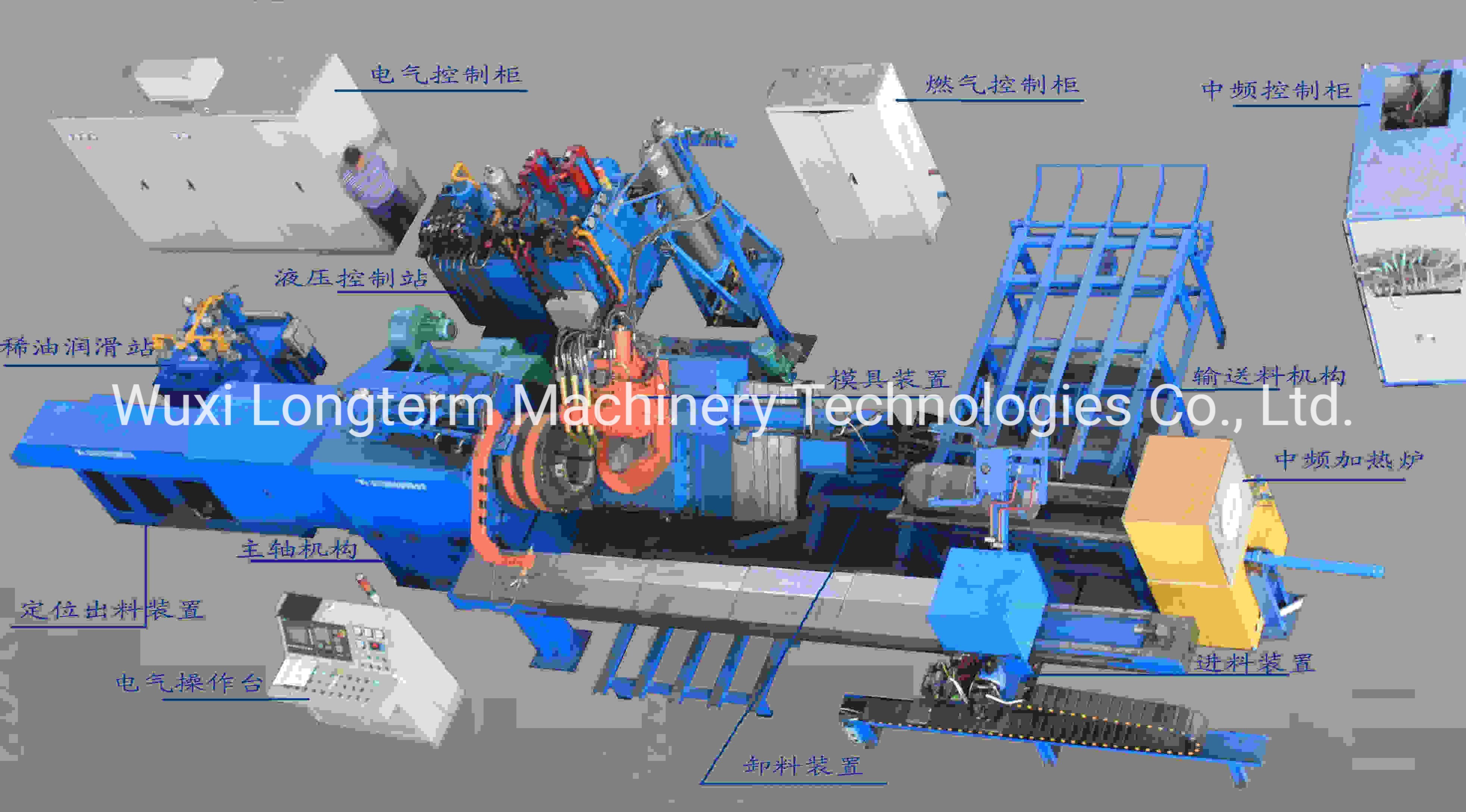 Automatic Cylinder Neck Machine CNC Roller Hot Spinning Machine for CNG Cylinder Production