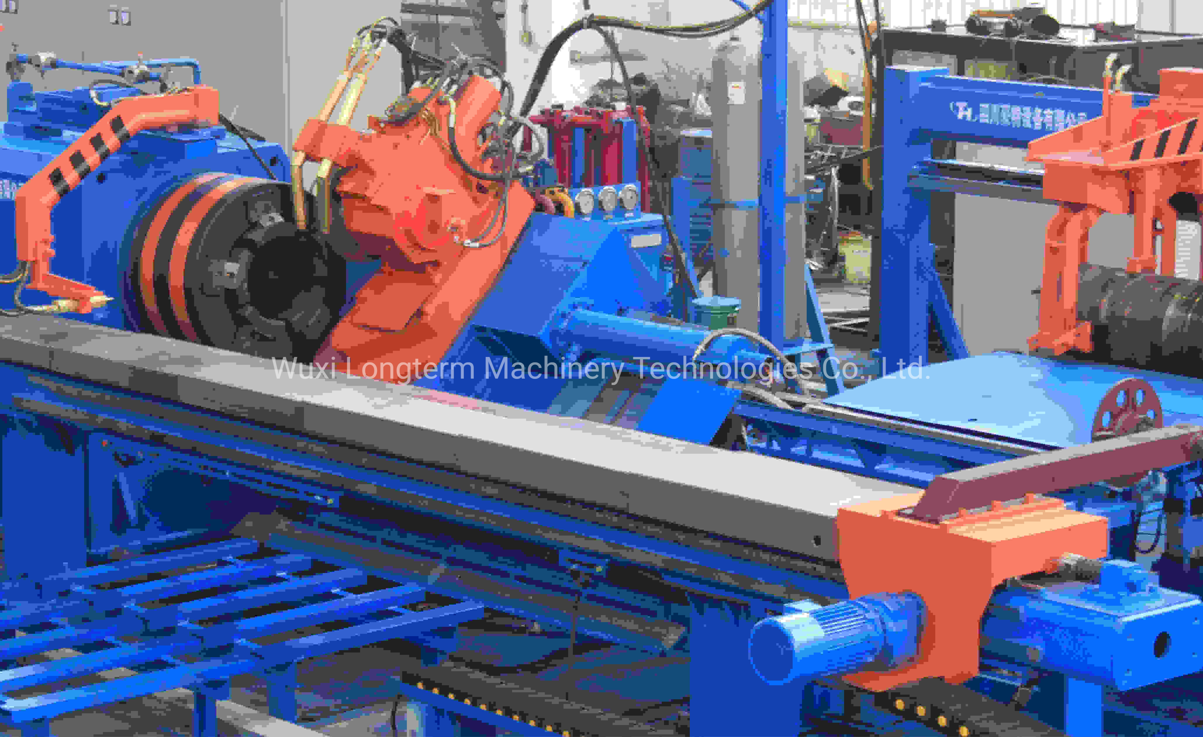 Induction Furnace Equipped CNG Cylinder Hot Spinning Forming Machine Gas Tank Spinning Machine