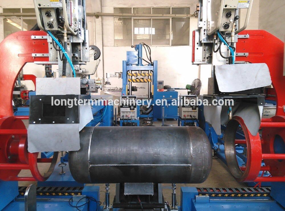 35kg LPG Cylinder Double Head Circumferential Welding Machine