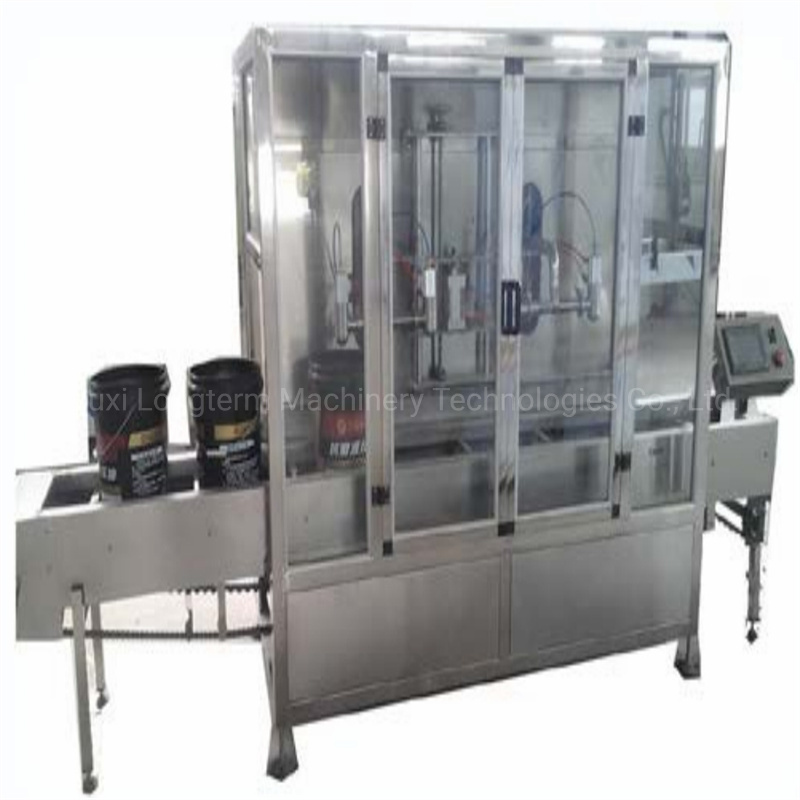 Automatic Lubricating Oil Plastic Bottle Filling and Sealing Machine