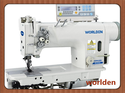 Wd-8422D Electronic High Speed Double Needle Lockstitch Industrial Sewing Machine with Direct Drive