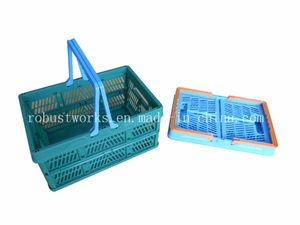 Medium Size Folding Plastic Basket (FB002)