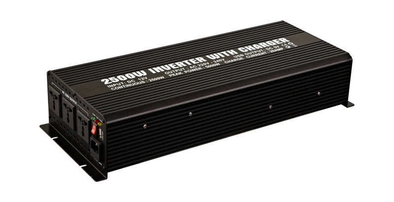 2500W Modified Sine Wave Power Inverter WITH CHARGER (2500W/20A)