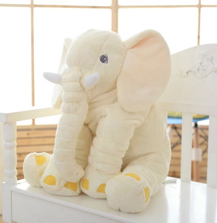 Hot Sale Plush Stuffed Baby White Elephant Pillow