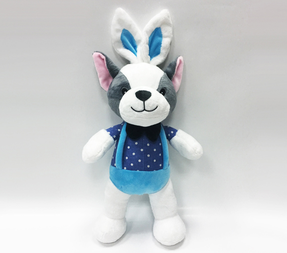 New Design Plush Dogs Toy Animals Stuffed With Rabbit Ear