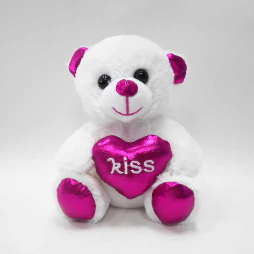 Cute Plush Valentine White Teddy Bear Small Plush Toy Bears