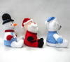 Custom Christmas Stuffed Animal snowman Santa Claus bear Toys