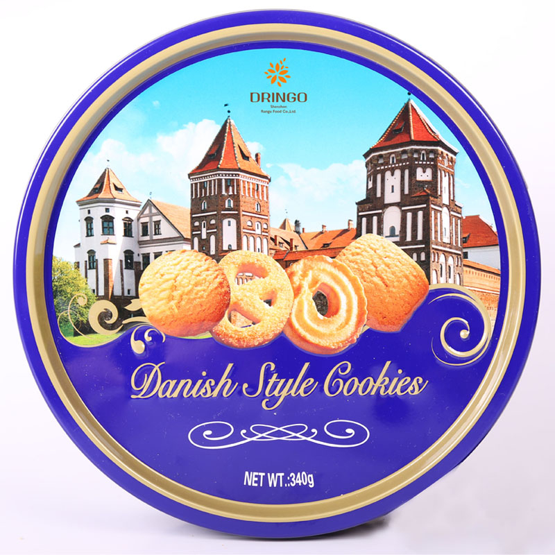 Everyday 340g Round Tin Can Danish Butter Cookie