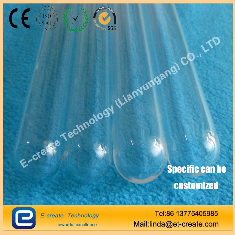 Transparent quartz glass tube, high ozone quartz tube, sterilization lamp quartz tube