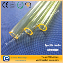 Yellow quartz tube for laser emitter