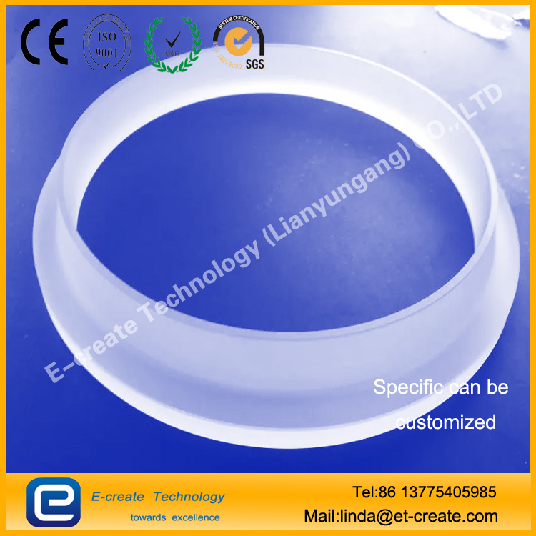 Quartz ring, opaline ring, transparent quartz ring